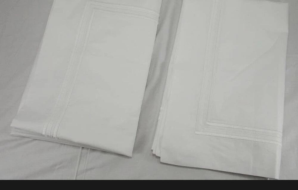 Frette 1860 Triplo Popeline KING Pillowshams White
